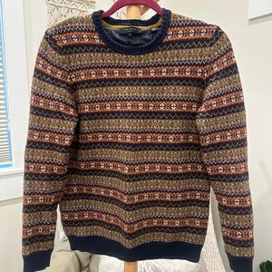Ted Baker London Fair Isle Knit Sweater Multicolor Women’s S/M